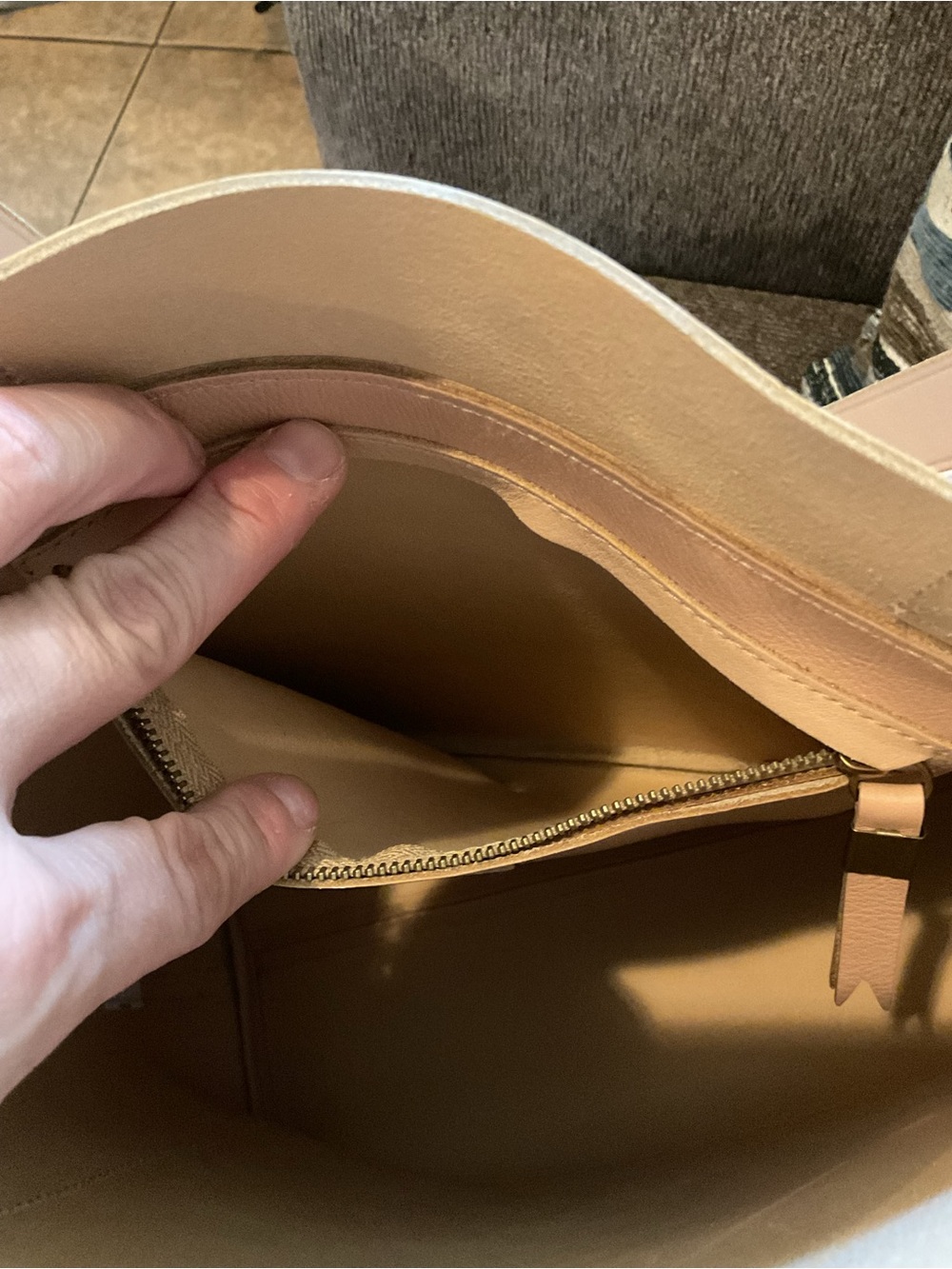 Madewell Medium Leather Transport Tote - Picture 4 of 7